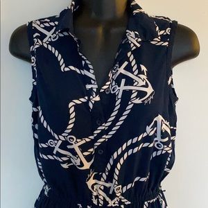 Tommy Hilfiger nautical collared dress